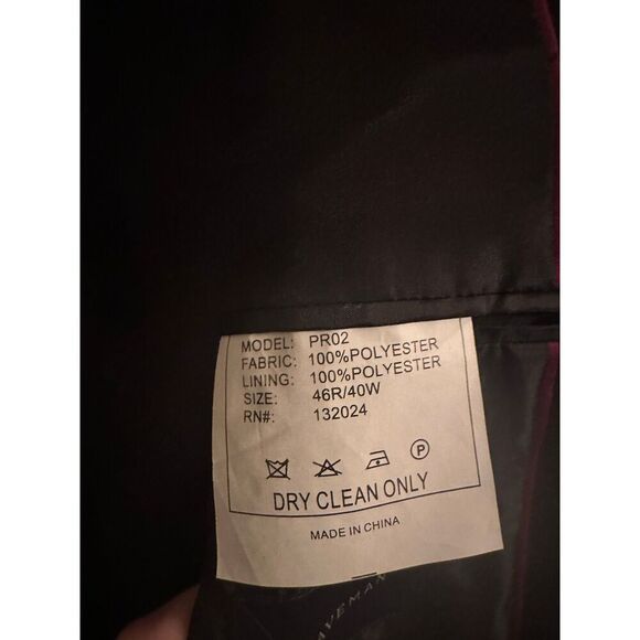 Pierre Loren Blazer Premium Stretch Classic Fit Sport Coat Suit Jacket 42L 36W - Picture 8 of 8